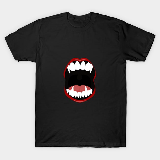 Mouth T-Shirt by GraphicMonas